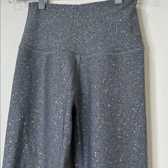 Beyond Yoga Alloy Ombre Shimmer Speckled Leggings in Grey/Rose Gold Size S - Picture 8 of 13
